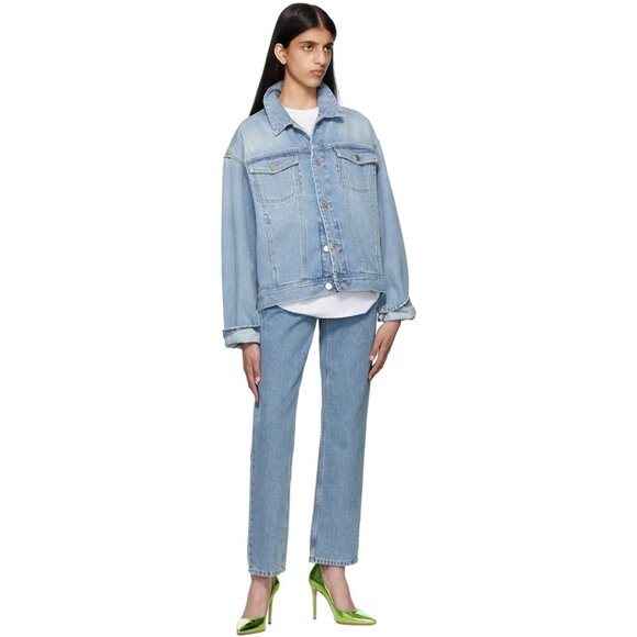 Won Hundred Blue Distressed Pearl Jeans - Picture 7 of 8